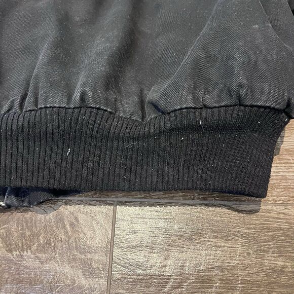 Walls Workwear Coat Black Mens XL Blanket Lined Hooded Canvas Jacket - Picture 16 of 16